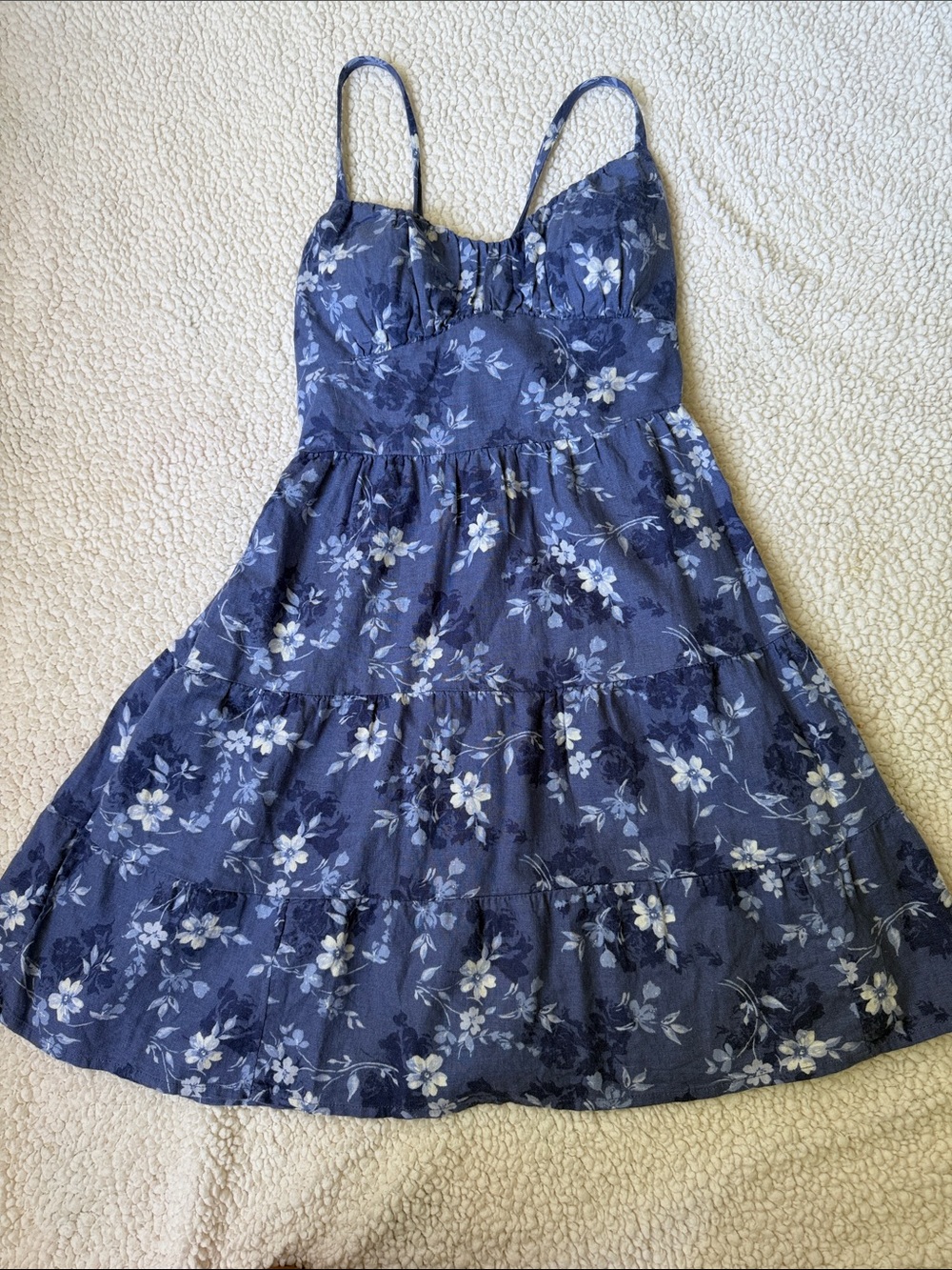 Hollister Linen Blend Mini Dress Size M